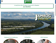 Tablet Screenshot of jamroghvac.com